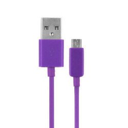 V8V9 Micro 2A USB Heavy Duty Cable 6FT (Purple)